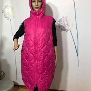 Long sleeveless doudoune